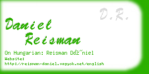 daniel reisman business card